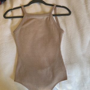 Wilfred Free Open Back bodysuit in light pink